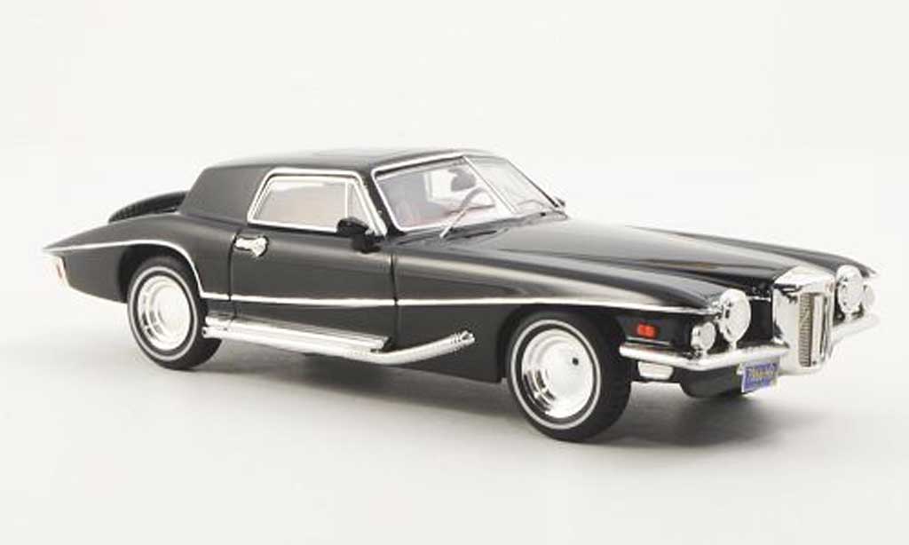 Stutz Blackhawk 1/43 Premium X Coupe nero 1971 modellino in miniatura