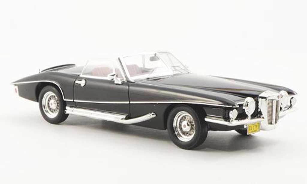 Stutz Blackhawk 1/43 Premium X Convertibile nero 1971 modellino in miniatura
