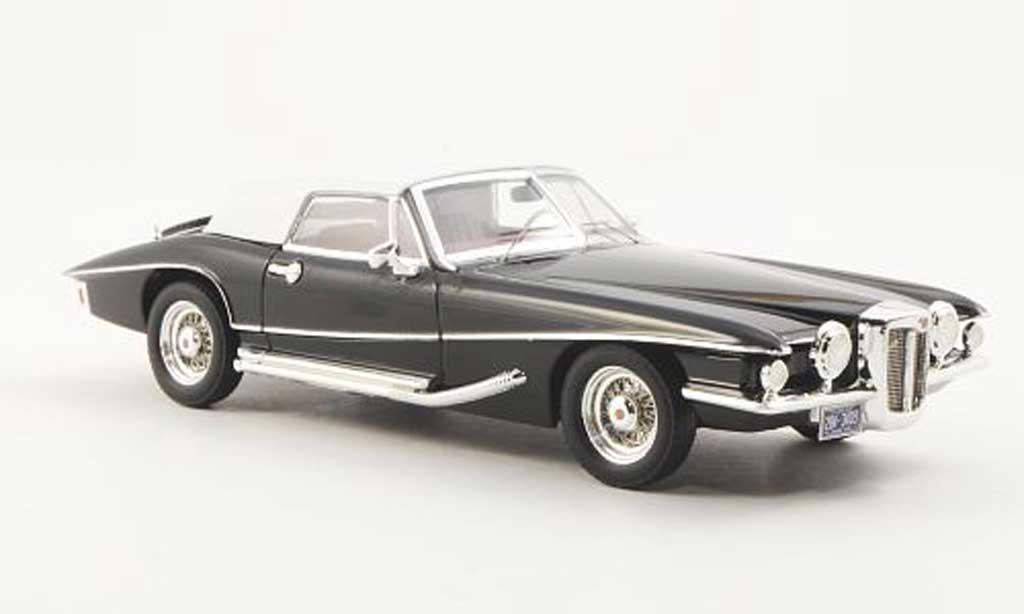 Stutz Blackhawk 1/43 Premium X Convertibile nero/bianco 1971 modellino in miniatura