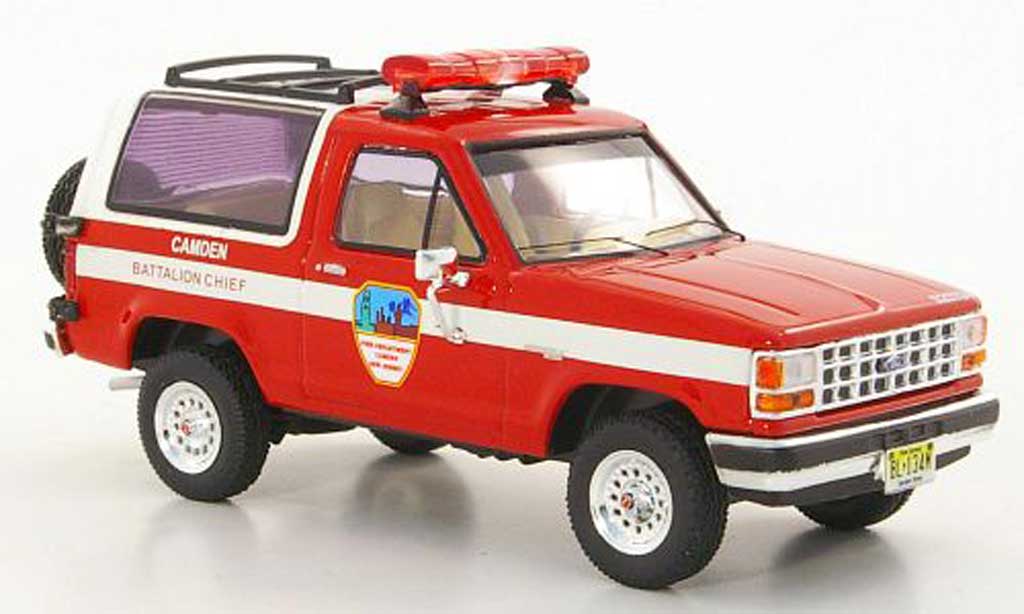 Ford Bronco 1/43 Premium X II Fire Department Camden New Jersey pompier 1990 modellino in miniatura