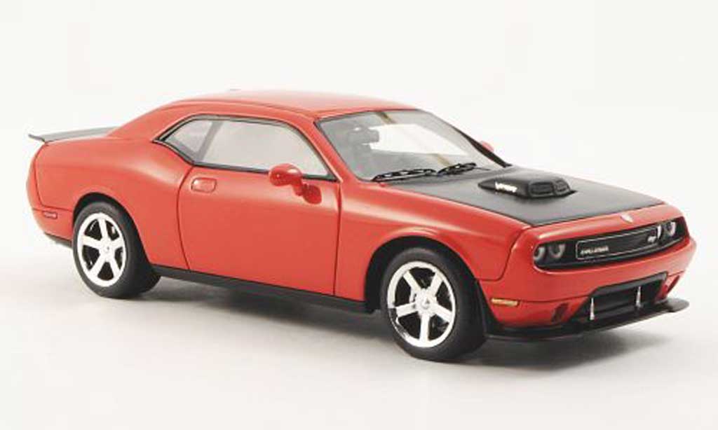 Dodge Challenger 2009 1/43 Premium X 2009 SRT10 orangerosso/carbon modellino in miniatura