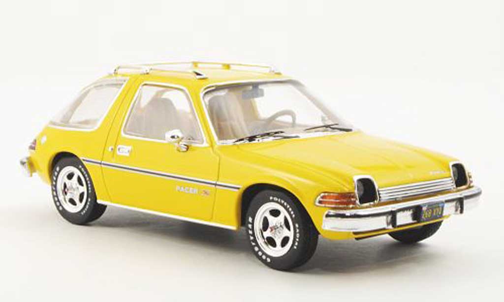 AMC Pacer 1/43 Premium X X giallo 1975 modellino in miniatura