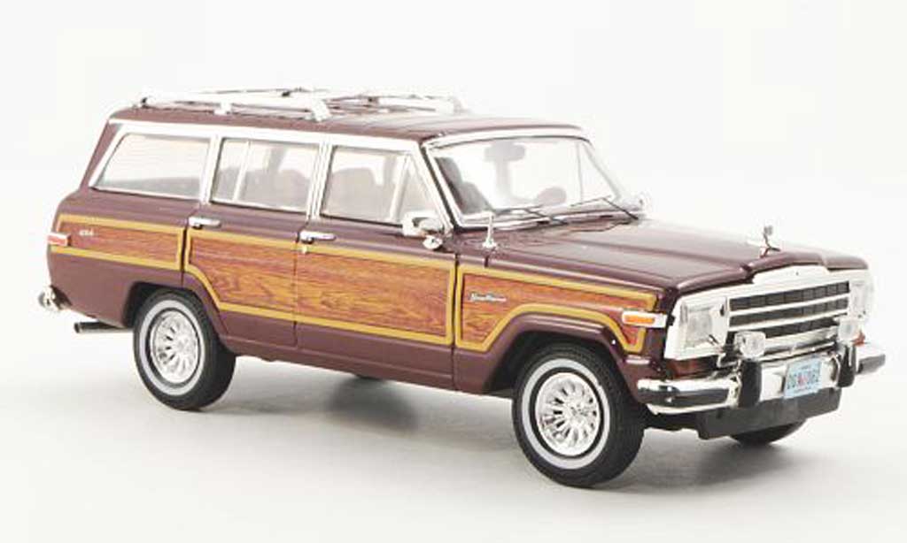 Jeep Wagoneer 1/43 Premium X weinrosso 1989 modellino in miniatura