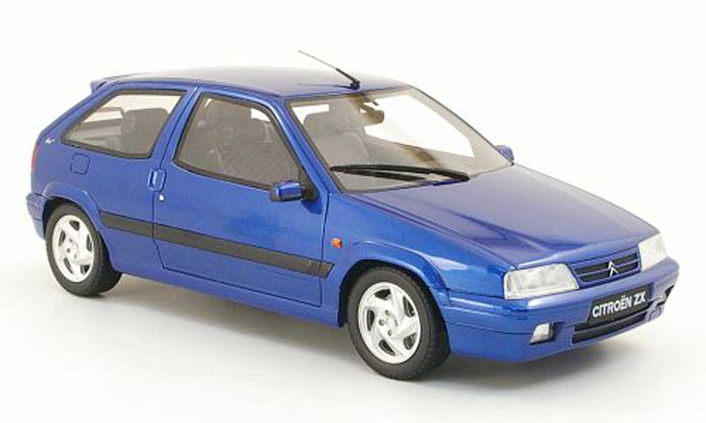 Citroen ZX 1/18 Ottomobile 16v blu modellino in miniatura
