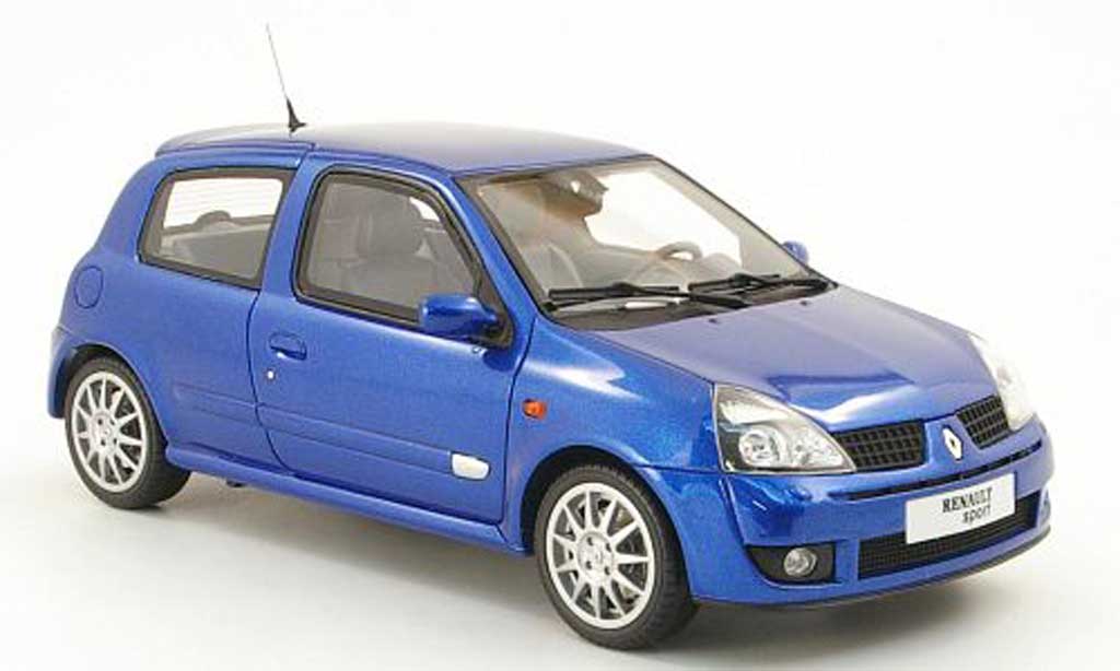 Renault Clio 2 RS 1/18 Ottomobile 2 RS jean ragnotti blu modellino in miniatura