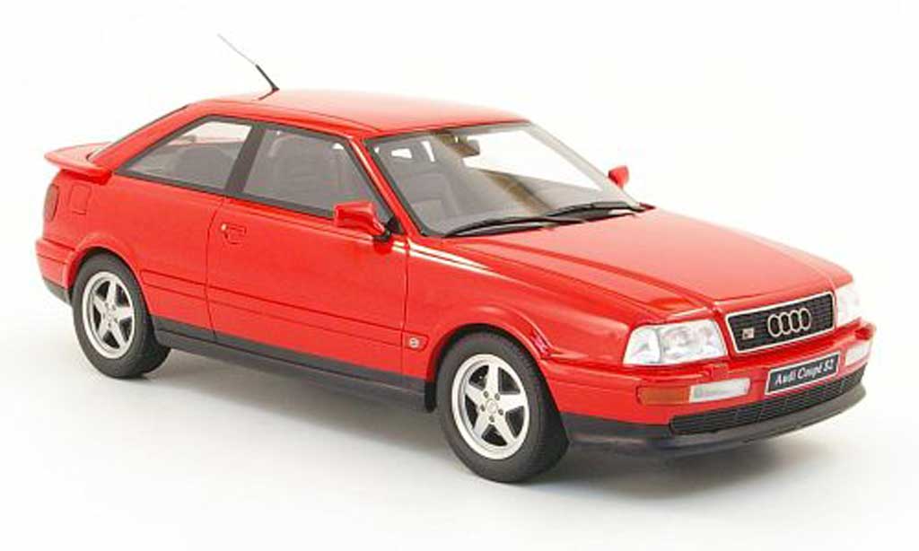 Audi S2 1/18 Ottomobile coupe rosso modellino in miniatura