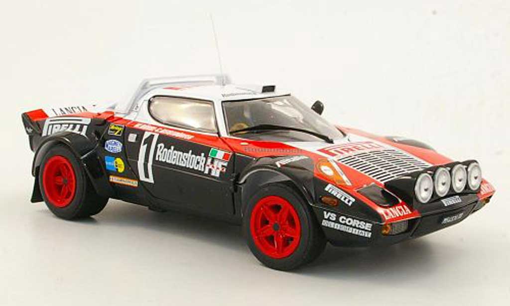 Lancia Stratos HF 1/18 Sun Star HF No.1 Pirelli W.Rohrl / C.Geistdorfer Hunsruck Rally 1978 modellino in miniatura