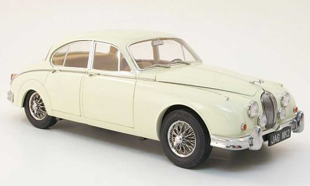 Jaguar MK 2 1/18 Model Icons 2 2.4 bianco lhd 1960 modellino in miniatura