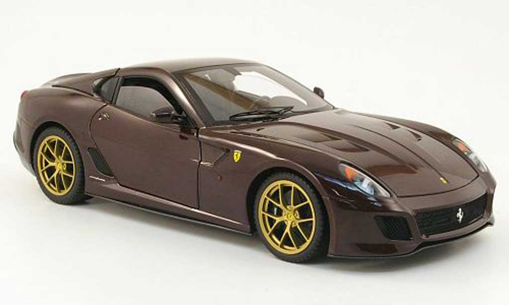Ferrari 599 GTO 1/18 Hot Wheels Elite GTO rosso owned by michael mann modellino in miniatura