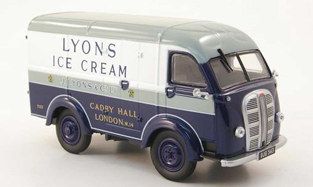 Austin K8 1/43 Oxford Van Kasten Lyons Ice Cream modellino in miniatura