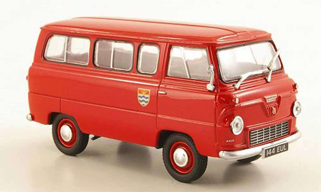 Ford 400E 1/43 Oxford Thames Bus London Fire Brigade RHD modellino in miniatura