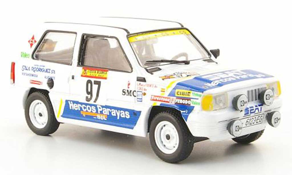 Seat Panda 1/43 Hachette 45 No.97 Rally Costa Blanca 1984 modellino in miniatura