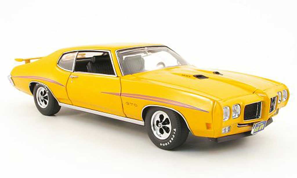 Pontiac GTO 1/18 GMP double lane orange modellino in miniatura