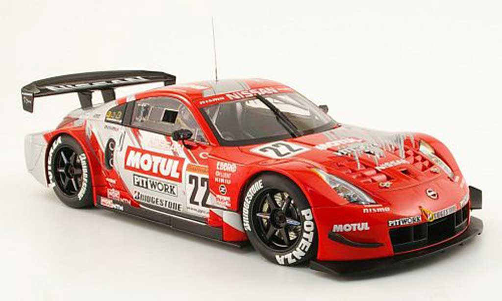 Nissan 350Z 1/18 Autoart JGTC motul pitwork z no.22 m.kageyama 2004 modellino in miniatura