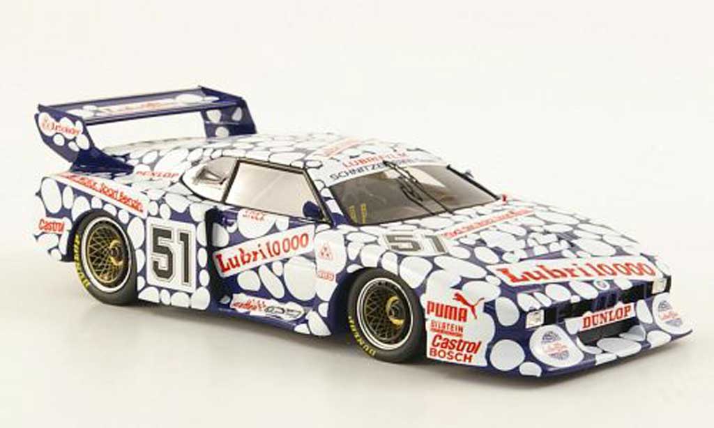 Bmw M1 1981 1/43 Spark 1981 Turbo Schnitzer No.51 Lubrifilm Zolder modellino in miniatura