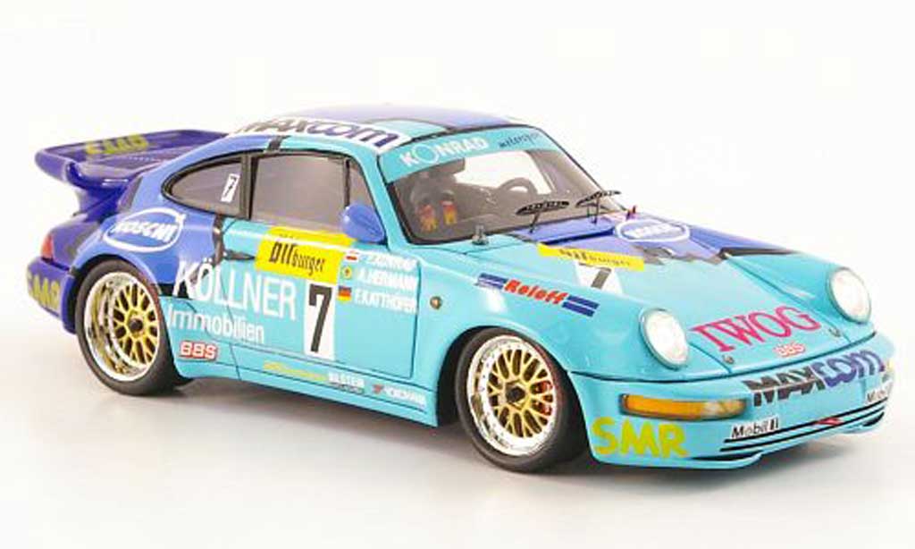 Porsche 993 RS 1/43 Spark 964 Carrera RS No.7 Maxcom 24h Nurburgring 1 modellino in miniatura