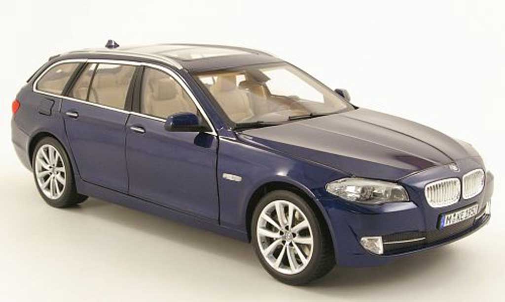 Bmw 550 F11 1/18 Norev F11 touring blu 2010 modellino in miniatura