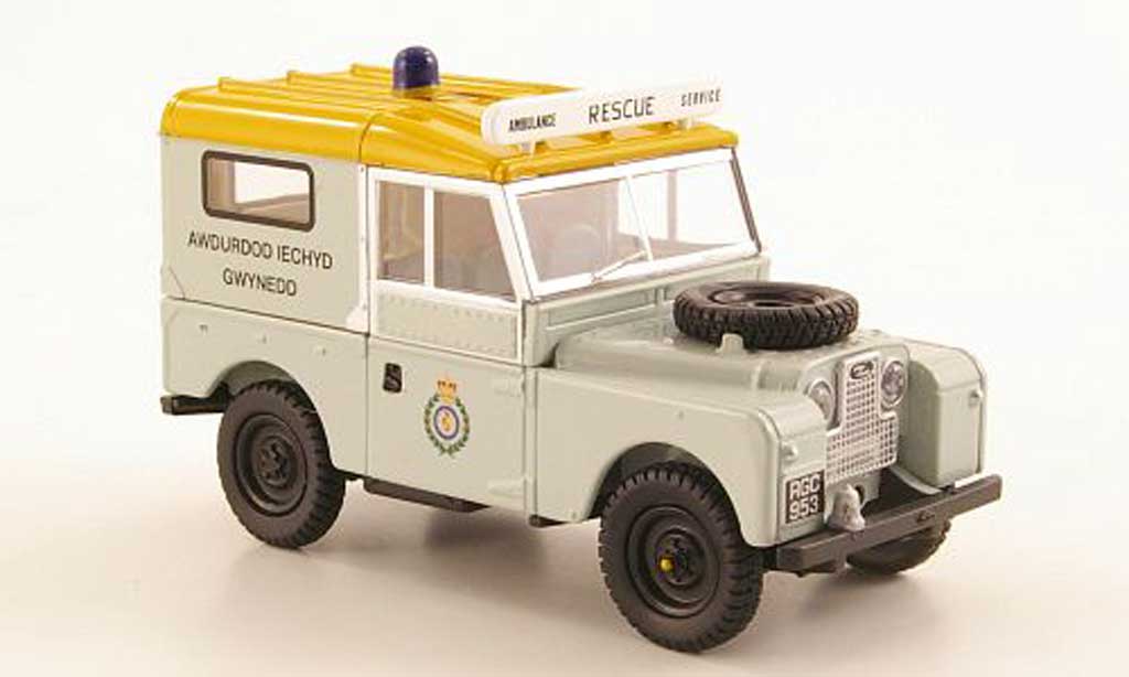 Land Rover 88 1/43 Oxford Series 1 Gwynedd Health Authority RHD modellino in miniatura
