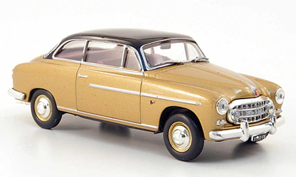 Fiat 1900 1/43 Hachette Granluce gold/nero 1952 modellino in miniatura