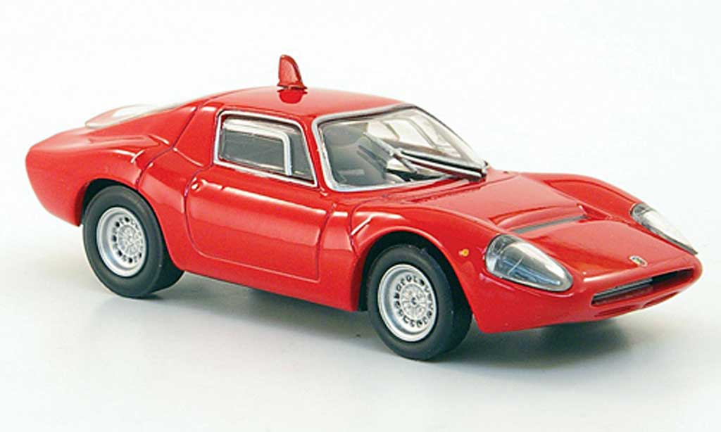 Abarth 1300 OT 1/43 Hachette OT Periscopio rosso 1967 modellino in miniatura
