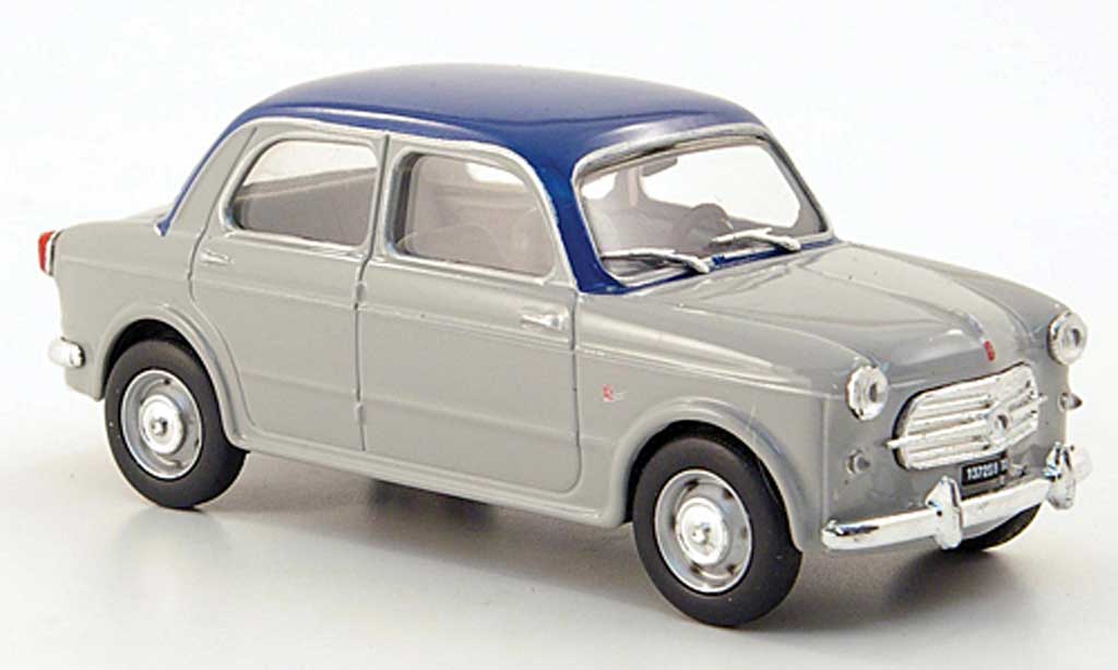 Fiat 1100 1/43 Hachette 103 TV grigioblu 1953 modellino in miniatura