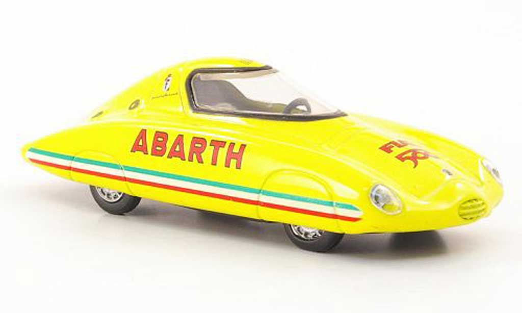 Fiat 500 Abarth 1/43 Hachette Abarth Rekordfahrzeug Pinin Farina giallo 1958 modellino in miniatura