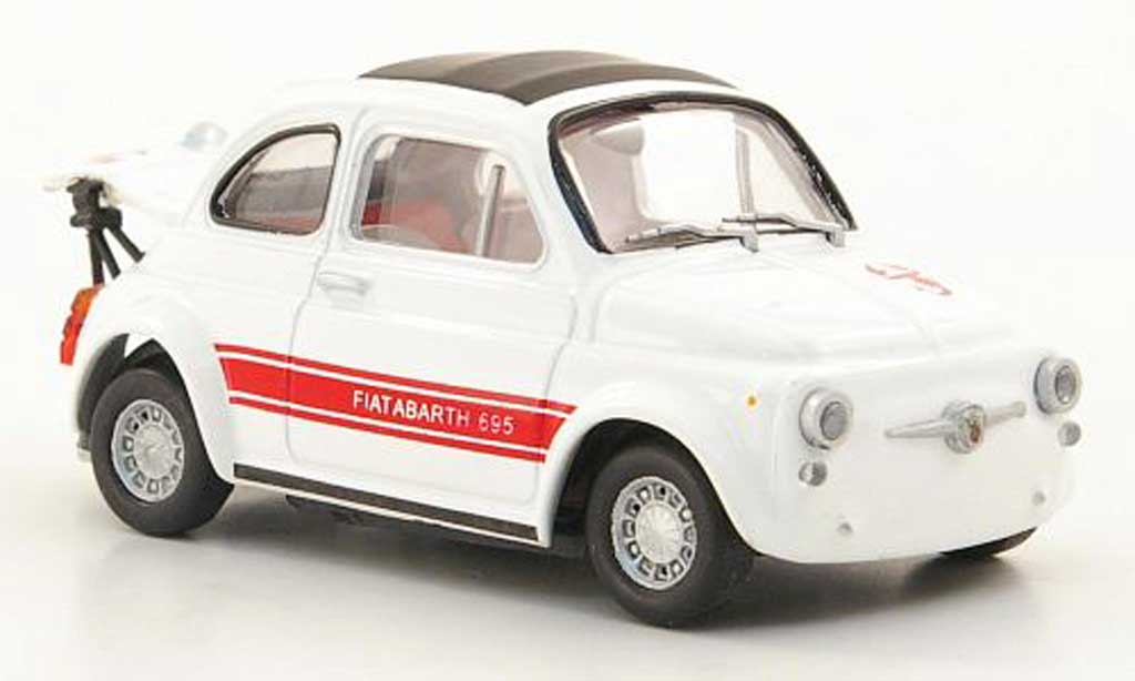Fiat 695 1/43 Hachette Abarth SS Rennausstattung bianco/rosso 1969 modellino in miniatura