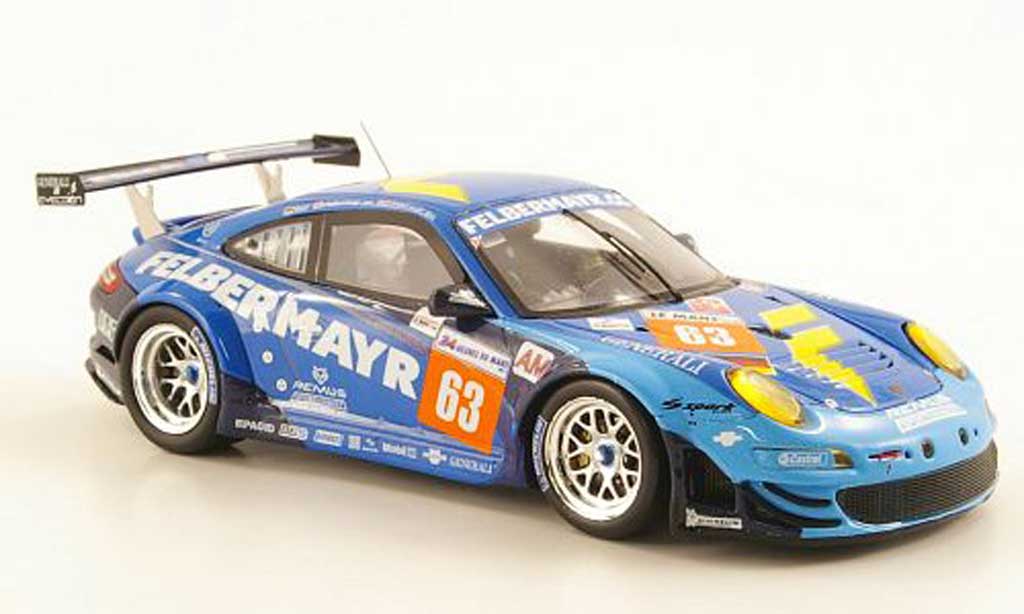 Porsche 997 GT3 RSR 1/43 Spark GT3 RSR 2001 No.63 Prossoon Competition 24h Le Mans modellino in miniatura