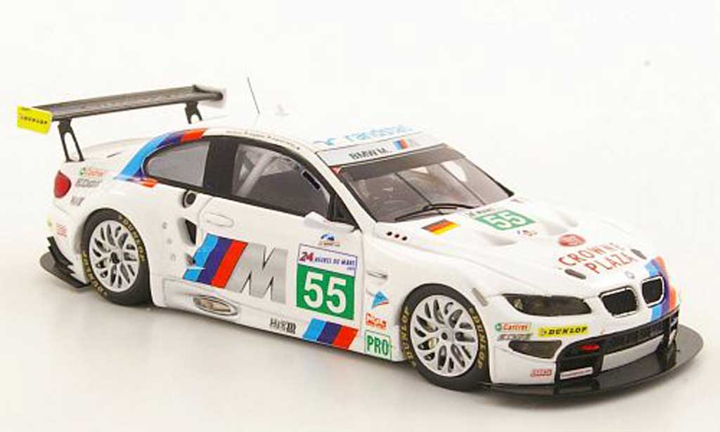 Bmw M3 E92 1/43 Spark E92 GT No.55 Motorsport 24h le Mans 2011 modellino in miniatura