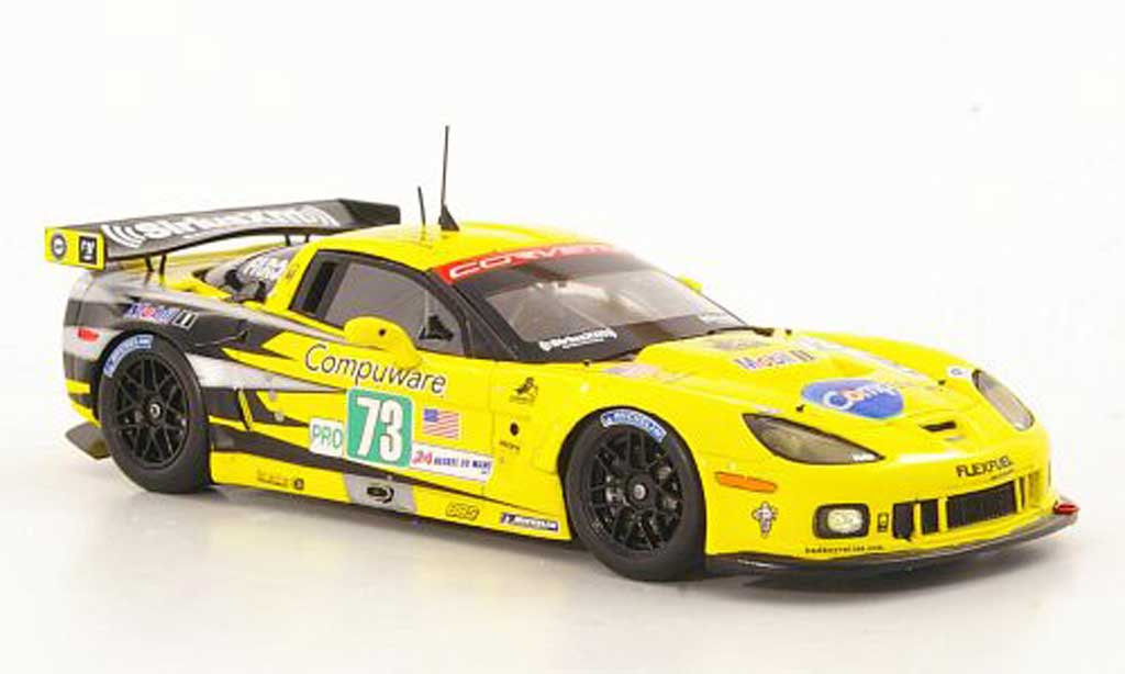 Chevrolet Corvette C6 ZR1 1/43 Spark C6 ZR1 No.73 Racing O.Beretta / T.Milner / A.Garcia 24h Le Mans 2011 modellino in miniatura