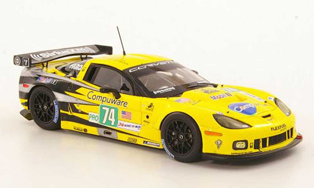 Chevrolet Corvette C6 ZR1 1/43 Spark C6 ZR1 No.74 Racing 24h Le Mans 2011 modellino in miniatura