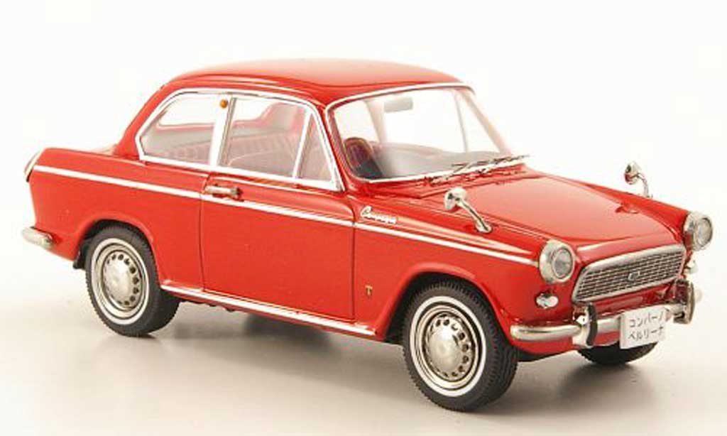 Daihatsu Compagno 1/43 Ebbro Berlina 800 rosso modellino in miniatura