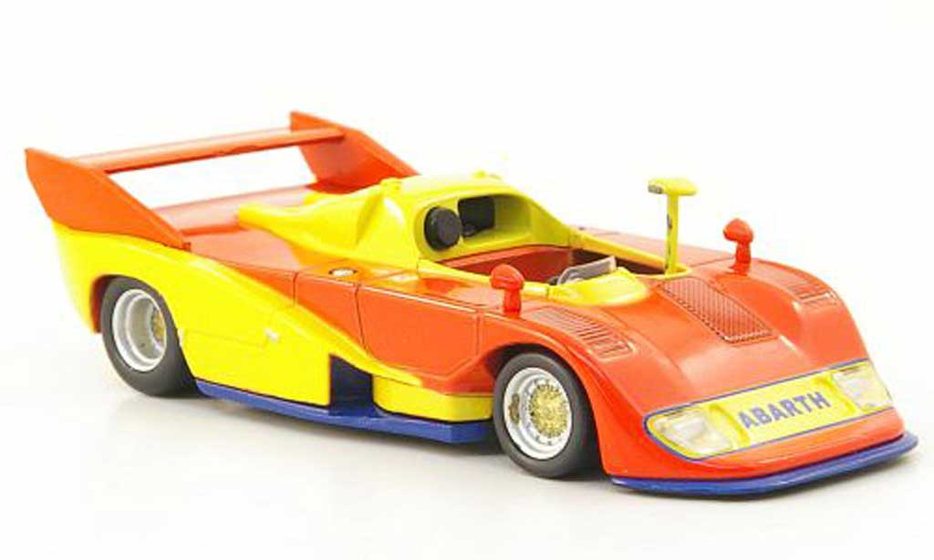 Abarth 2000 Sport Spider 1/43 Hachette Sport Spider (SE027) orange/giallo/blu 1974 modellino in miniatura