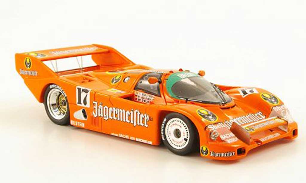 Porsche 962 1986 1/43 Spark 1986 No.17 Jagermeister T.Boutsen/F.Jelinski SPA modellino in miniatura