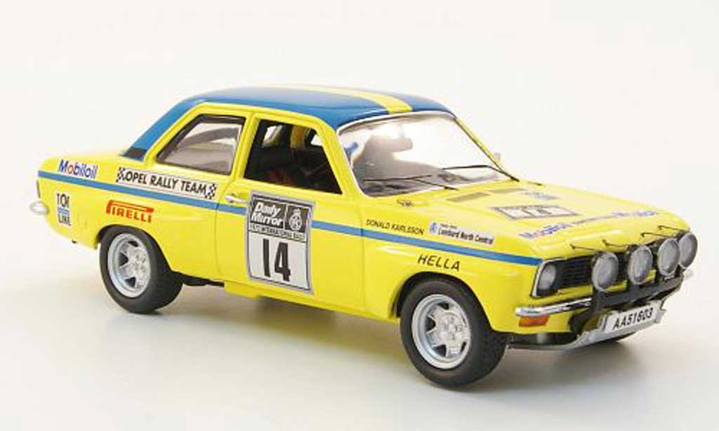 Opel Ascona A 1/43 Schuco A No.14Rally Grossbritannien 1972 modellino in miniatura