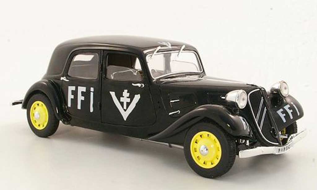 Citroen Traction 11 1/18 Solido 11 B FFI 1944 modellino in miniatura