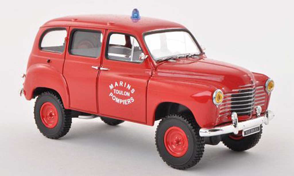 Renault Colorale 1/43 Solido 4x4 Marins Pompiers Toulon pompiers (F) 1953 modellino in miniatura