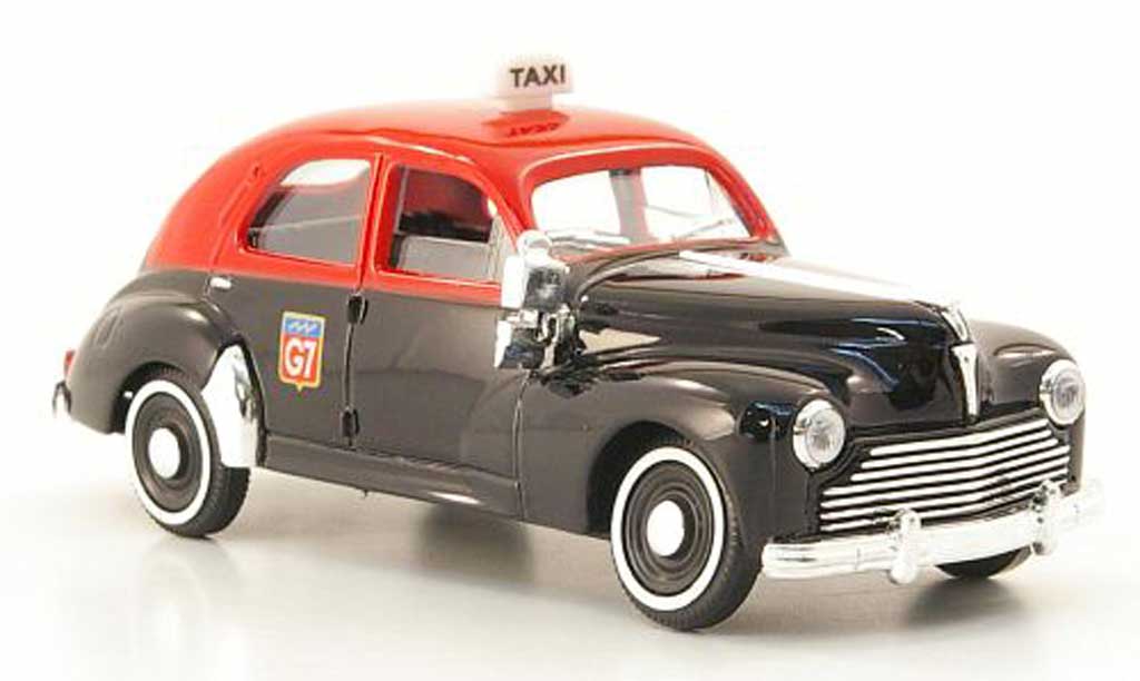 Peugeot 203 Berline 1/43 Solido Berline Taxi nero/rosso 1954 modellino in miniatura