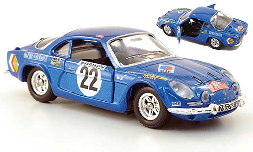 Alpine A110 1/43 Solido No.22 Rally Monte Carlo 1971 modellino in miniatura
