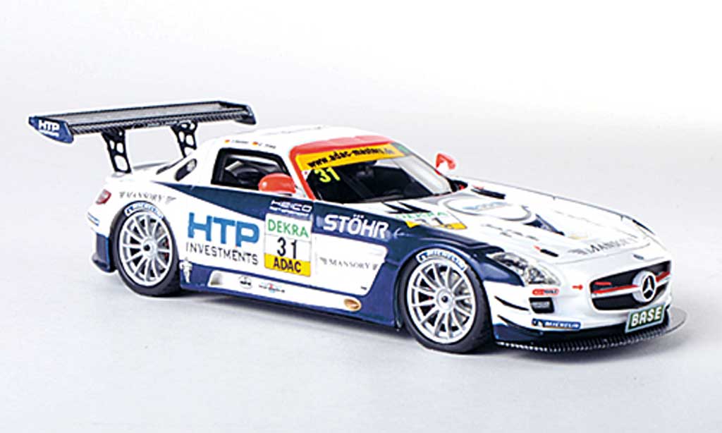 Mercedes SLS 1/43 Schuco AMG GT3 No.31 Heico Motorsport T.Holzer / C.Tilke ADAC GT Masters-Saison 2011 modellino in miniatura