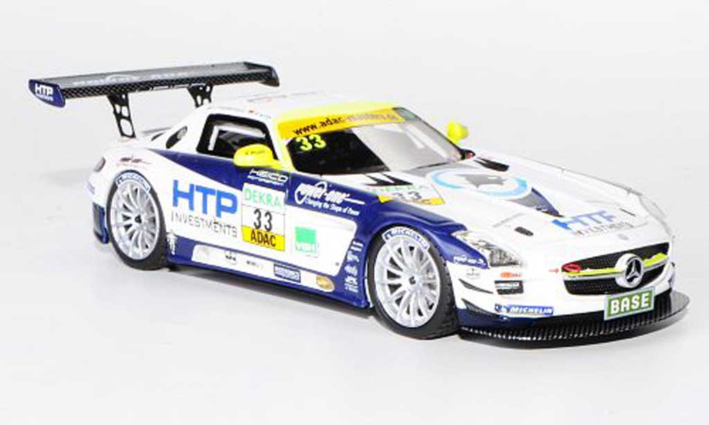 Mercedes SLS 1/43 Schuco AMG GT3 No.33 Heico Motorsport C.Frankenhout / A.Wirth ADAC GT Masters-Saison 2011 modellino in miniatura