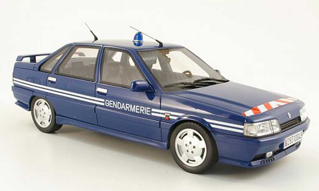 Renault 21 Turbo 1/18 Ottomobile Turbo gendarmerie 1993 modellino in miniatura