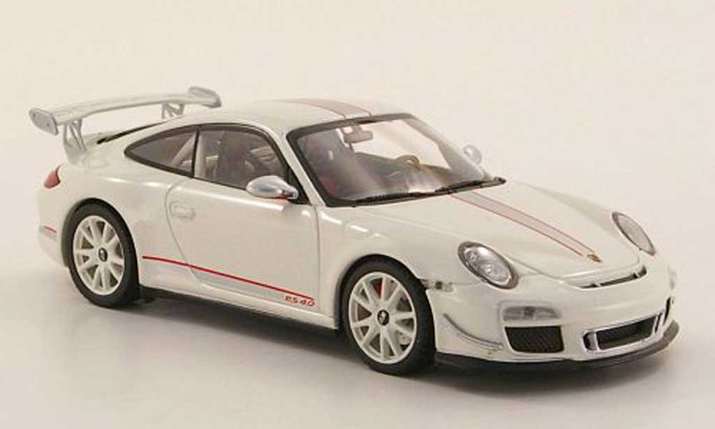 Porsche 997 GT3 RS 1/43 Minichamps GT3 RS 2011 4.0 bianco modellino in miniatura