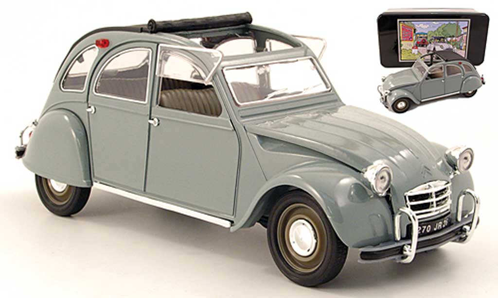 Citroen 2CV 1/18 Solido grigio 1966 modellino in miniatura