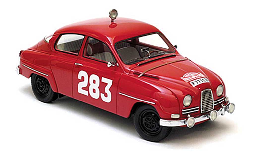 Saab 96 1/18 Neo No283 Carlsson/Palm Rally Monte Carlo 13 modellino in miniatura