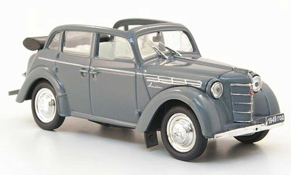 Moskwitsch 400-420 1/43 Nash Avtoprom A Cabriolimousine grigio modellino in miniatura