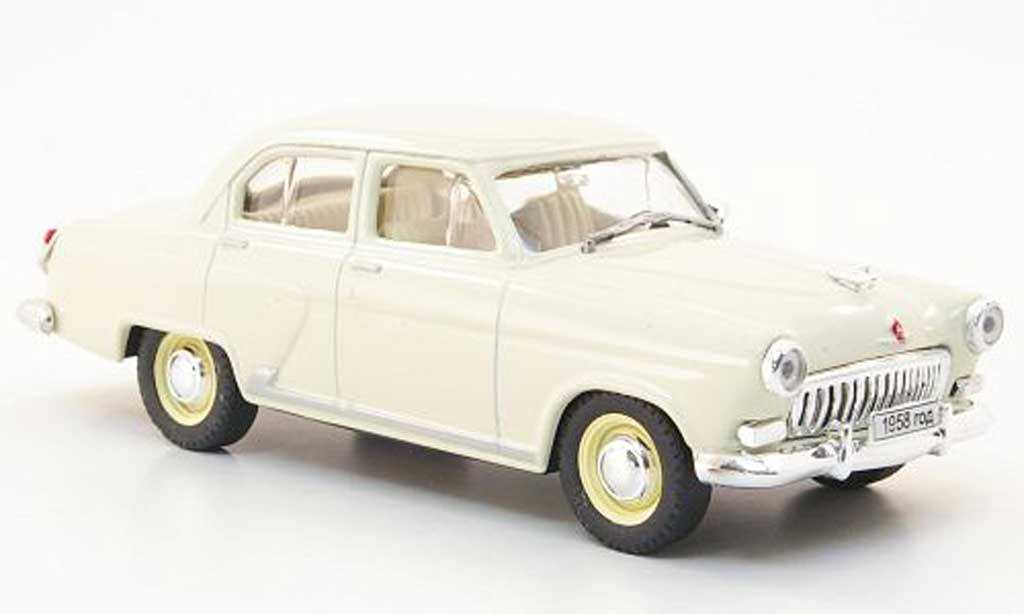 Gaz M21 1/43 Nash Avtoprom beige modellino in miniatura
