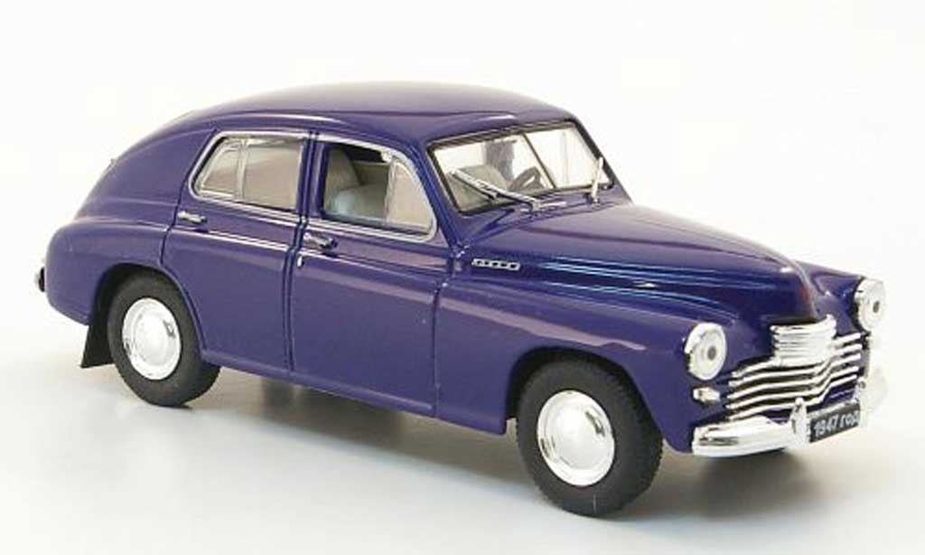 Gaz 20 1/43 Nash Avtoprom Pobeda blu modellino in miniatura
