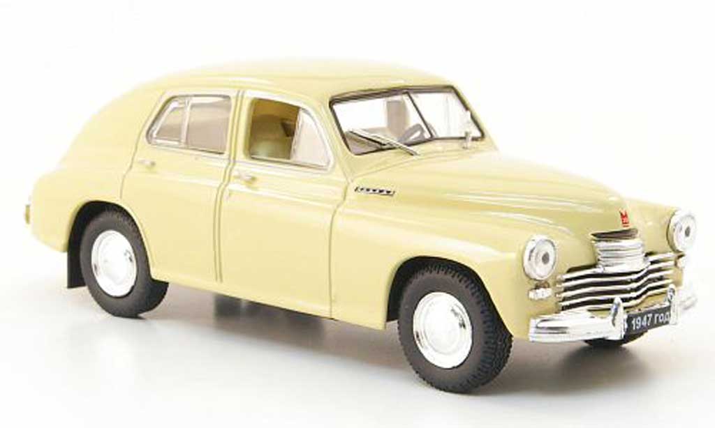 Gaz 20 1/43 Nash Avtoprom Pobeda beige modellino in miniatura