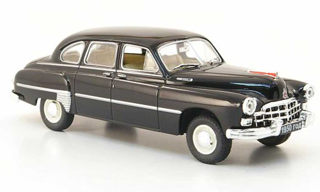 Gaz 12 1/43 Nash Avtoprom ZIM nero modellino in miniatura